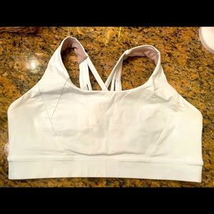 Lululemon - Free to Be Elevated Bra - White Size 10 Light Support